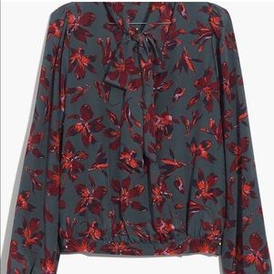 Madewell neck tie top